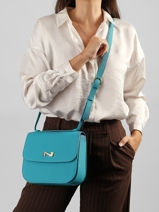 Cross Body Tas Ulysse Leder Nathan baume Blauw odyssey 2-vue-porte