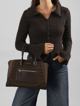 Schoudertas Croco Chic David jones Bruin croco chic 1-vue-porte