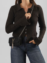 Cross Body Tas Divina Winter Valentino Zwart divina winter VBSAO03C-vue-porte