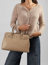 Handtas Th Joy Tommy hilfiger Beige th joy AW19067-vue-porte