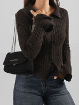 Cross Body Tas Ocarina Suede Valentino Zwart ocarina suede VBSA9B05-vue-porte