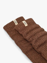 Sokken Ugg Bruin socks women 1173790-vue-porte