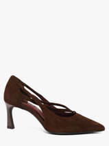 Pumps Met Hak Uit Leder Tamaris Bruin women 47