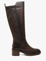 Laarzen Met Hak Uit Leder Tamaris Bruin women 47