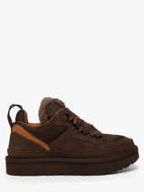 Sneakers Lowmel Uit Leder Ugg Bruin women 1144032