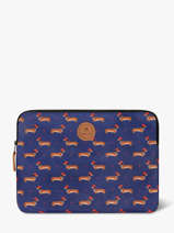 Laptophoes Met 14" Laptopvak Cabaia Blauw accessoire SLEEVE14