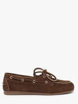 Bootschoenen Uit Leder Pavement Bruin women 24128347