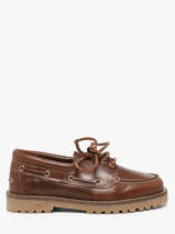 Bootschoenen Uit Leder Pavement Bruin women 24324052