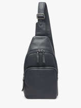 Cross Body Tas Flandres Leder Etrier Blauw flandres EFLA712M