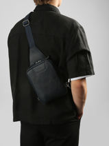 Cross Body Tas Etrier Blauw flandres EFLA711M-vue-porte