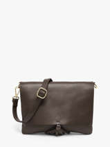 Cross Body Tas Caviar Leder Milano Bruin caviar CA22112O