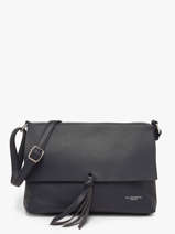 Cross Body Tas Grained Flora & co Blauw grained F8045