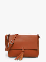 Cross Body Tas Vintage Flora & co Bruin grained F8044