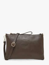Cross Body Tas Caviar Leder Milano Bruin caviar CA26064