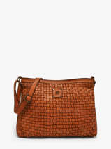 Cross Body Tas Heritage Leder Biba Bruin heritage KA2