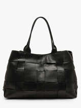 Schoudertas Heritage Leder Biba Zwart heritage WAN7L