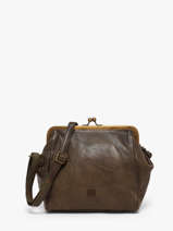 Cross Body Tas Heritage Leder Biba Groen heritage BT22