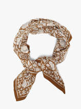 Sjaal Antioche 100x100 Byzantine Bruin foulard ANT