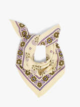 Sjaal Anastasia 50x50 Byzantine Beige foulard ANA