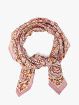 Sjaal N�114 100x100 Byzantine Roze foulard 114