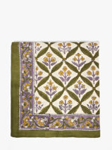 Foulard Byzantine Groen foulard ZEN-vue-porte