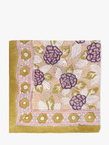 Sjaal P�n�lope 100 X 100 Byzantine Geel foulard PEN-vue-porte