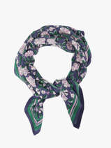 Sjaal Carthage 100x100 Byzantine Veelkleurig foulard CAR