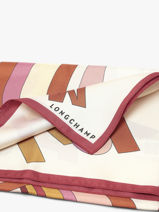 Longchamp Soie gots Sjaal Roze-vue-porte