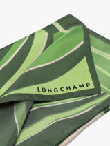 Longchamp Soie gots Sjaal Groen-vue-porte
