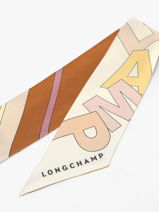 Longchamp Soie gots Sjaal Roze-vue-porte