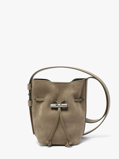 Longchamp Le roseau coulisse nubuck Cross bodytas Bruin