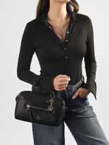 Handtas Zip Lulu castagnette Zwart zip BARKA-vue-porte