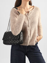 Cross Body Tas Juliet Guess Zwart juliet QG245621-vue-porte