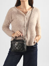 Cross Body Tas Juliet Guess Zwart juliet QG245677-vue-porte