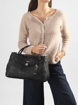 Handtas Ella Guess Zwart ella PD974606-vue-porte