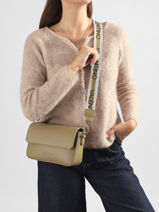 Cross Body Tas Zero Re Gerecycleerd Polyester Valentino Groen zero re VBS7B303-vue-porte