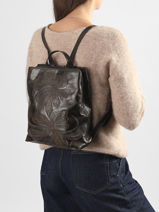 Rugzak Desigual Bruin mistral 26WAKP18-vue-porte