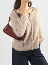 Schoudertas Half Logo Desigual Rood half logo 26WAXPA2-vue-porte