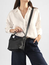 Longchamp Le cadence Cross bodytas Zwart-vue-porte