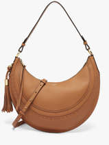 Schoudertas M Met Rits Hoboh�me Leder Lancel Bruin hoboheme A14217