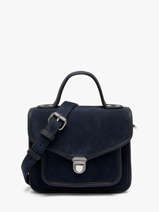 Cross Body Tas La Suite Leder Paul marius Blauw la suite GEORXSUI