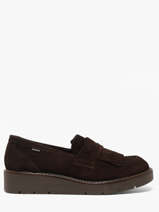 Mocassins Met Platformzool Uit Leder Dorking Bruin women CA