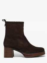 Enkellaarsjes Met Hak Uit Leder Dorking Bruin women CA