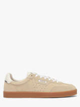 Sneakers Uit Leder Faguo Beige men 25CG0201