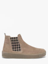 Boots Uit Leder Gabor Beige women 8