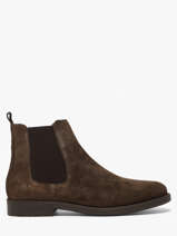 Chelsea Boots Uit Leder Kost Bruin men B00030B