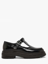 Derby Veterschoenen Uit Leder We do Zwart women CO11411