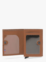 Kaarthouder Leder Etrier Bruin madras EMAD5020-vue-porte