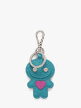 Sleutelhanger Love Manga Leder Nathan baume Blauw original n 718N