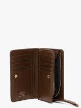 Portefeuille Origami Leder Lancel Bruin origami A13423-vue-porte
